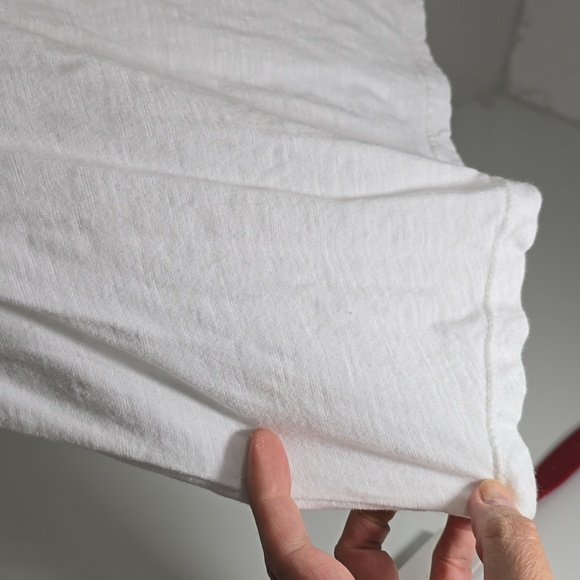 {Anthropologie} Velvet Graham Spencer Women's White Cotton Gauze Balloon Sleeve - Picture 6 of 11